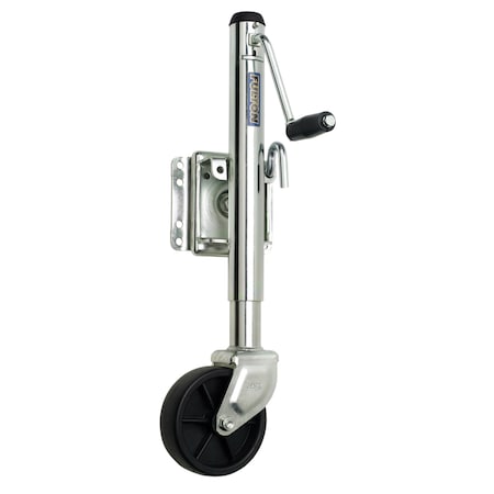Fulton Fulton XP10 0101 Bolt-Thru Swivel-Mount Sidewind Trailer Jack with 6" Wheel - 1200 lbs. XP10 0101